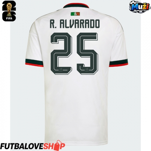 Dres Mexiko Roberto Alvarado #25 Preč MS 2026 Krátky Rukáv